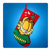 Garfield 19-Inch Mistletoe Applique Stocking